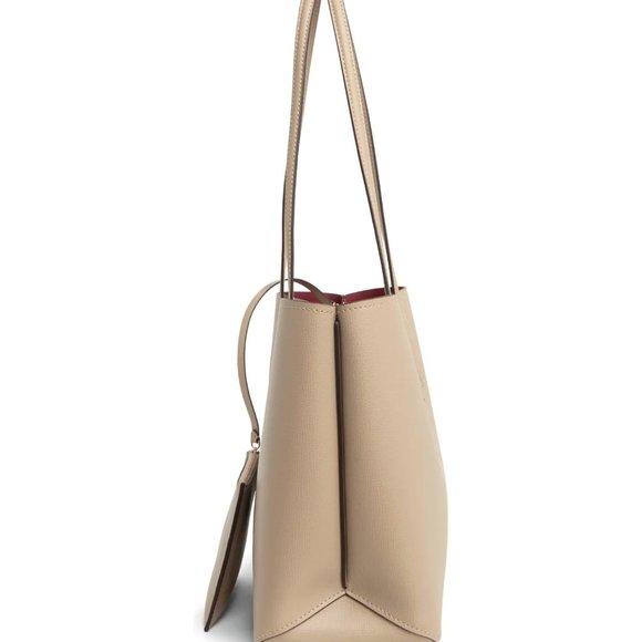 New Kate Spade All Day Large Tote Leather Timeless Taupe - Picture 3 of 5